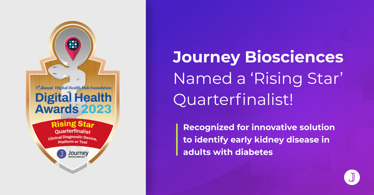 Digital Health Awards: Journey Biosciences Quarterfinalist Badge